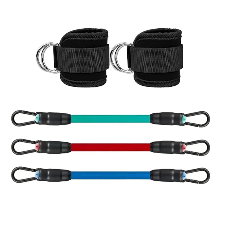 Ankle Straps Resistance Bands Set for Enhanced Hip and Glute Strengthening