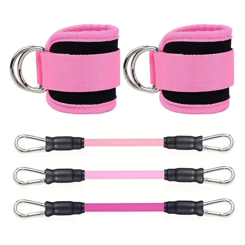 Ankle Straps Resistance Bands Set for Enhanced Hip and Glute Strengthening