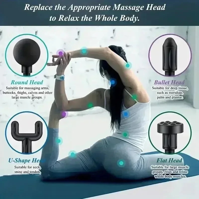 Experience Ultimate Relaxation with the Compact Muscle Relief Gun