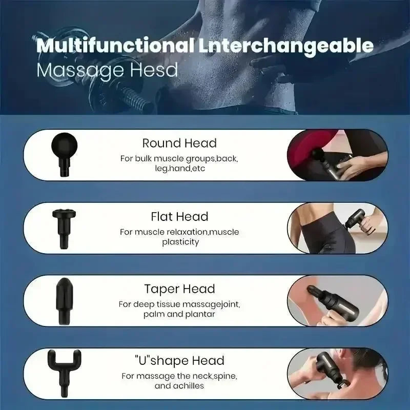 Experience Ultimate Relaxation with the Compact Muscle Relief Gun