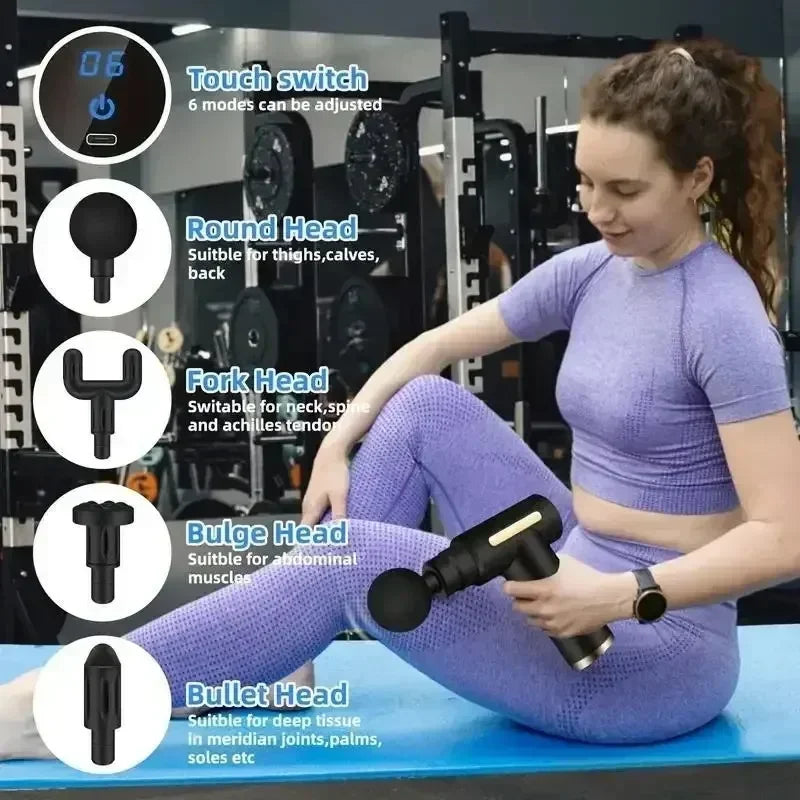 Experience Ultimate Relaxation with the Compact Muscle Relief Gun